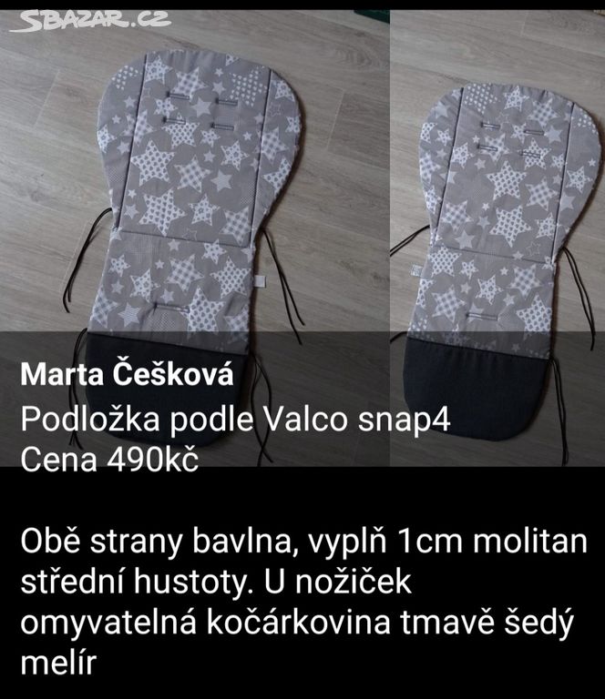 Podložka do kočárku, nové k odeslání, ceny OD