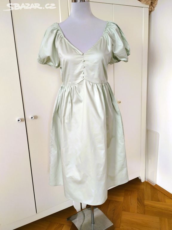 Nové letní světle zelené šaty zn. Lindex vel. 38 M