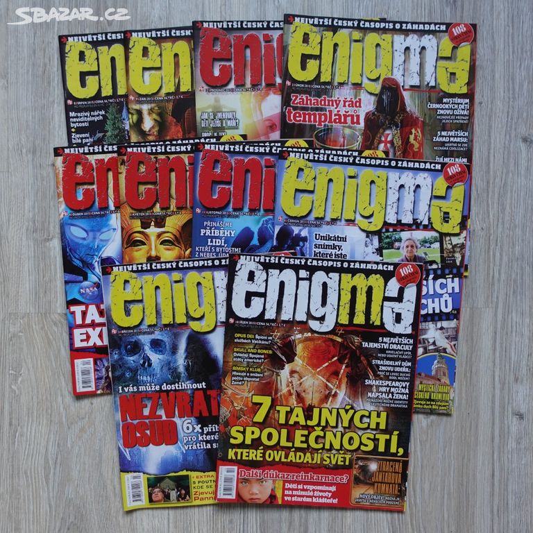 Časopis ENIGMA - ročník 2015 - 10 kusů