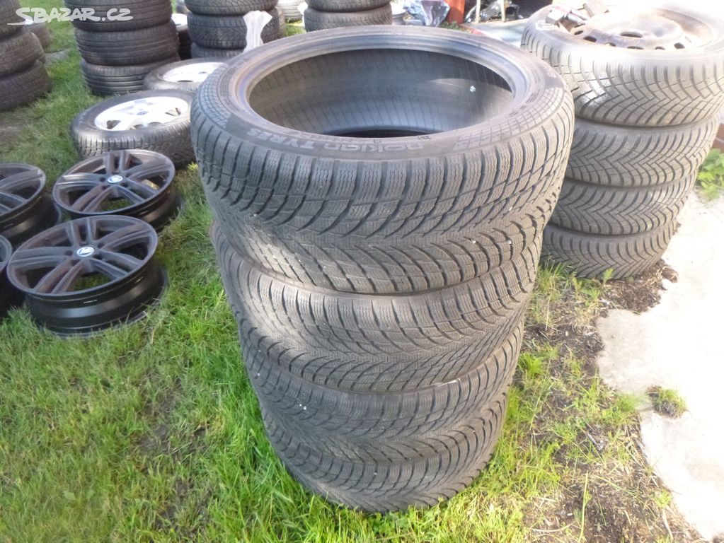 4x zánovní zimní pneu nokian 235/45 r18 (8 mm)
