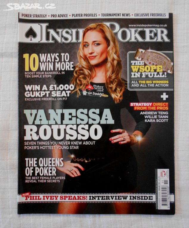 Časopis InsidePoker Magazin November 2009 anglicky