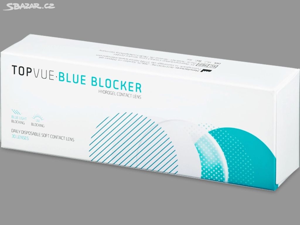 kontaktní čočky TopVue Blue Blocker -4.00
