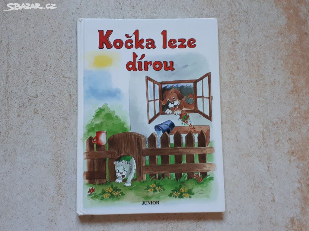 Dětská knížka Kočka leze dírou