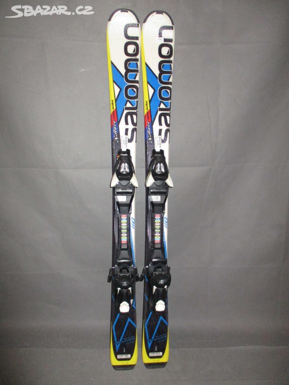 Dětské lyže SALOMON X RACE 110cm, SUPER STAV
