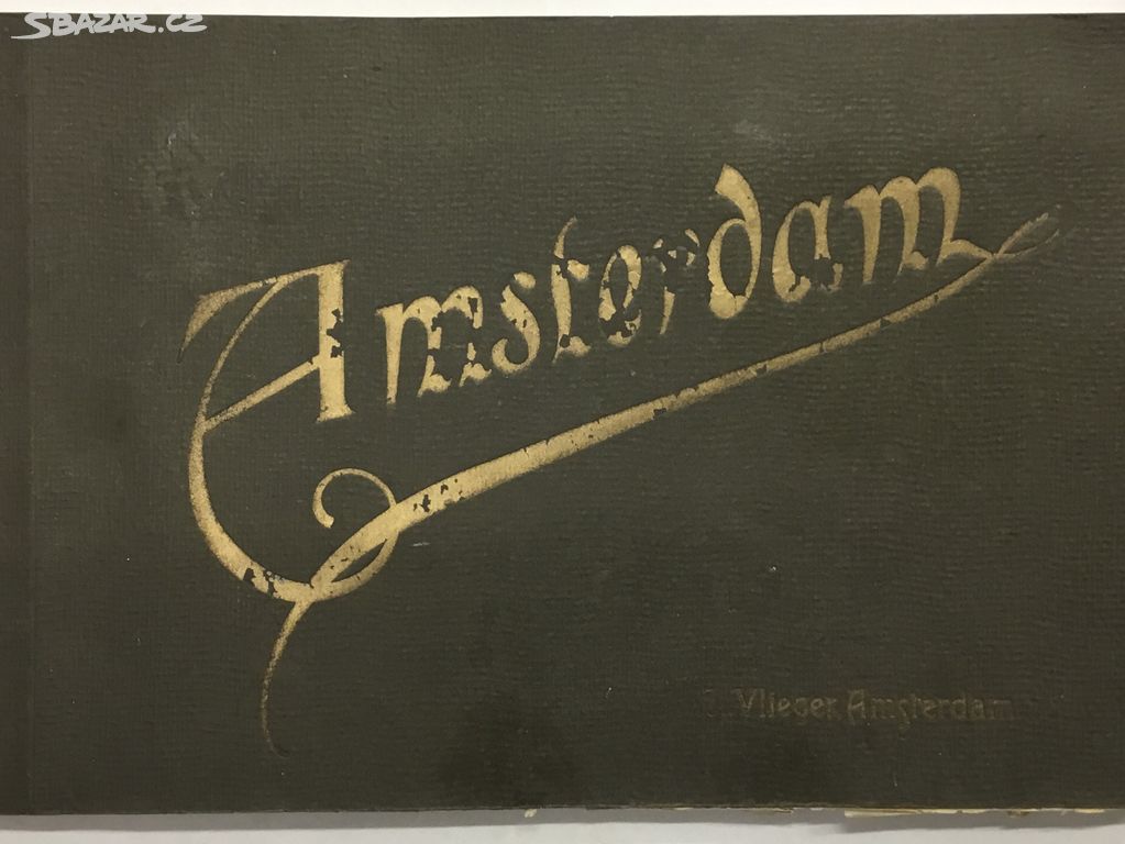 J. Vlieger - vzacne velke album Amsterdam /1910/