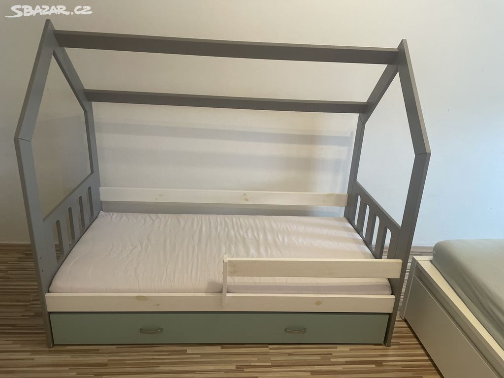 Dětská domečková postel 160x80cm