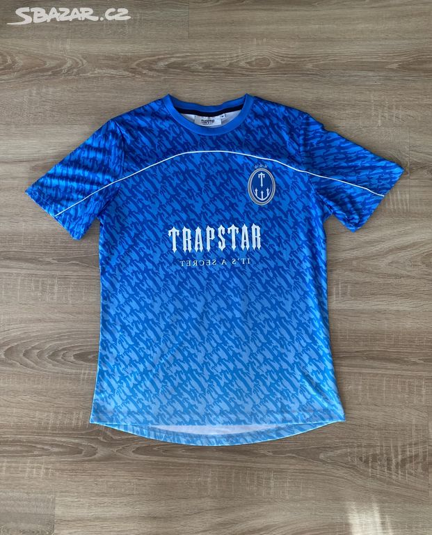 Trapstar Football Jersey Blue
