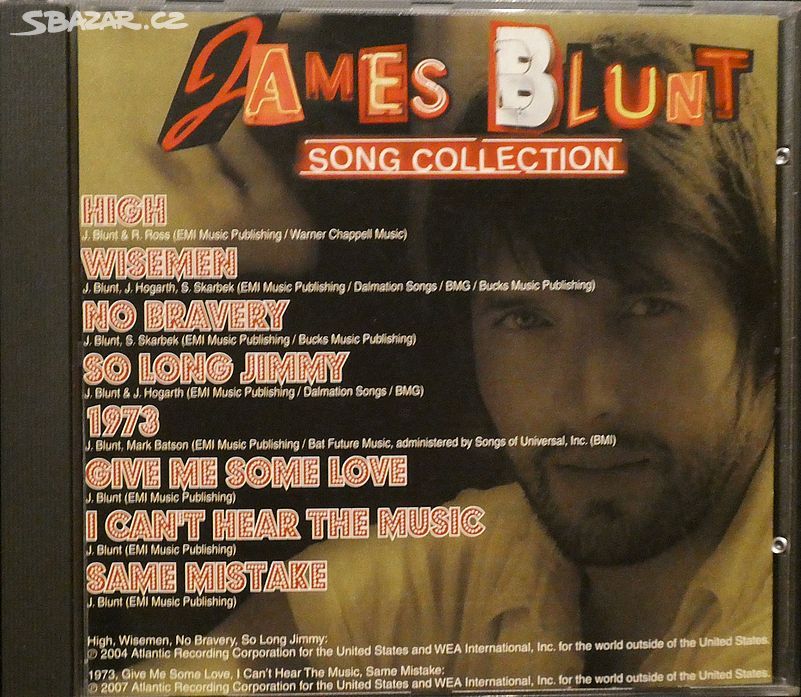 CD JAMES BLUNT - SONG COLLECTION (2008)