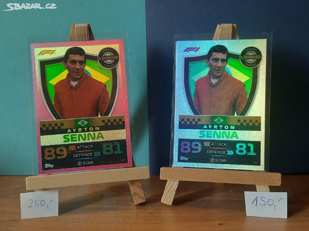 AYRTON SENNA #345 SILVER + PINK * Turbo Attax 2023