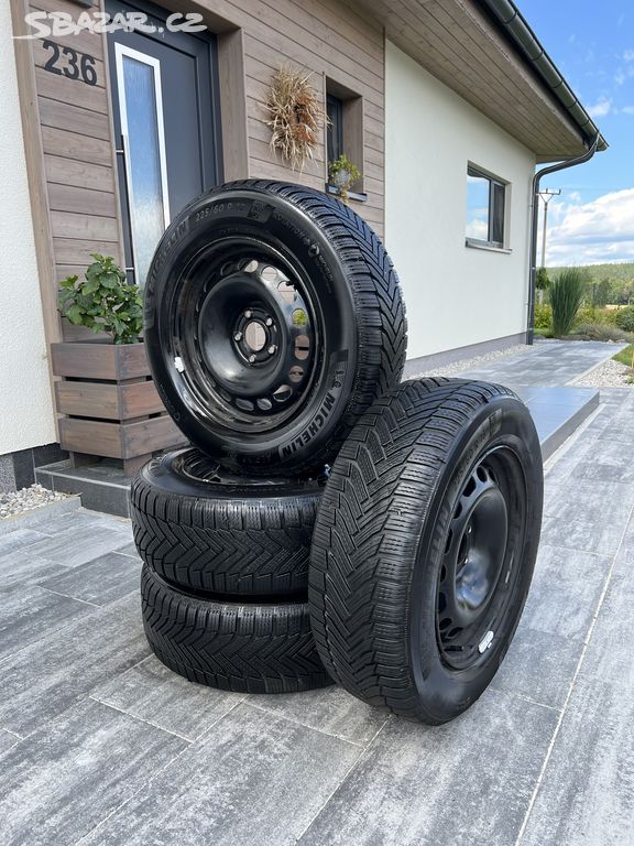 Zimní pneu na plechových discích - 225/60 R16 102V