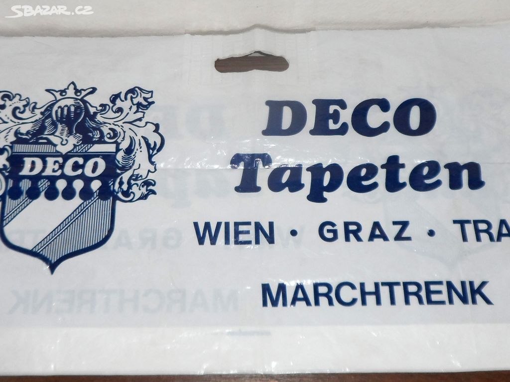 Originál reklamní igelitová TAŠKA, Deco Tapeten