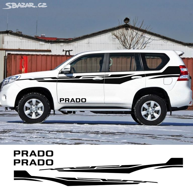 TOYOTA LAND CRUISER PRADO / samolepky na karoserii