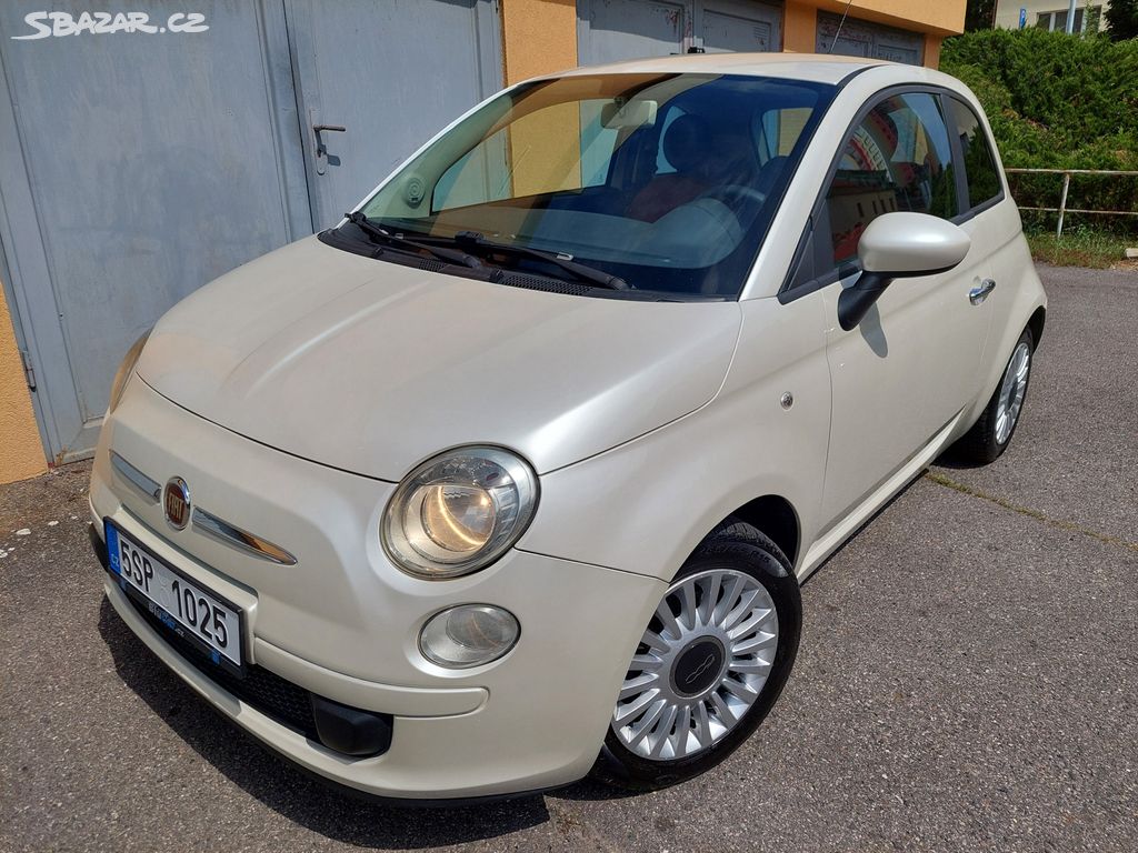 Fiat 500, 1.4i 73kw Automat Kůže