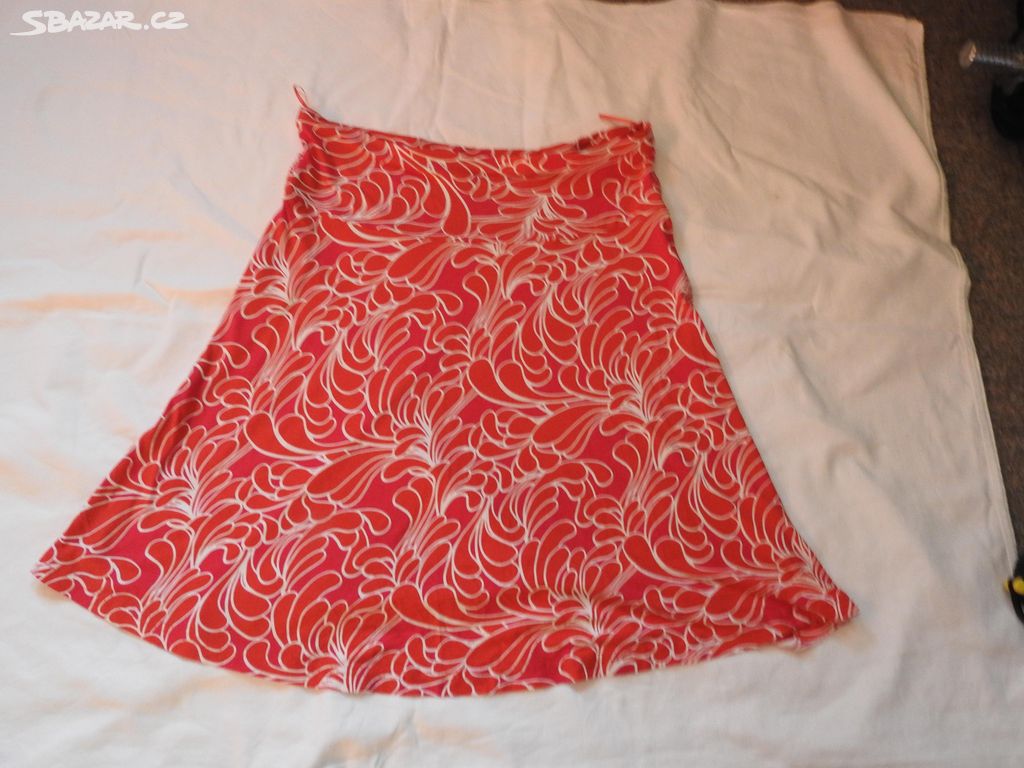 Letní sukně zn. H&M, vel. 40, červená