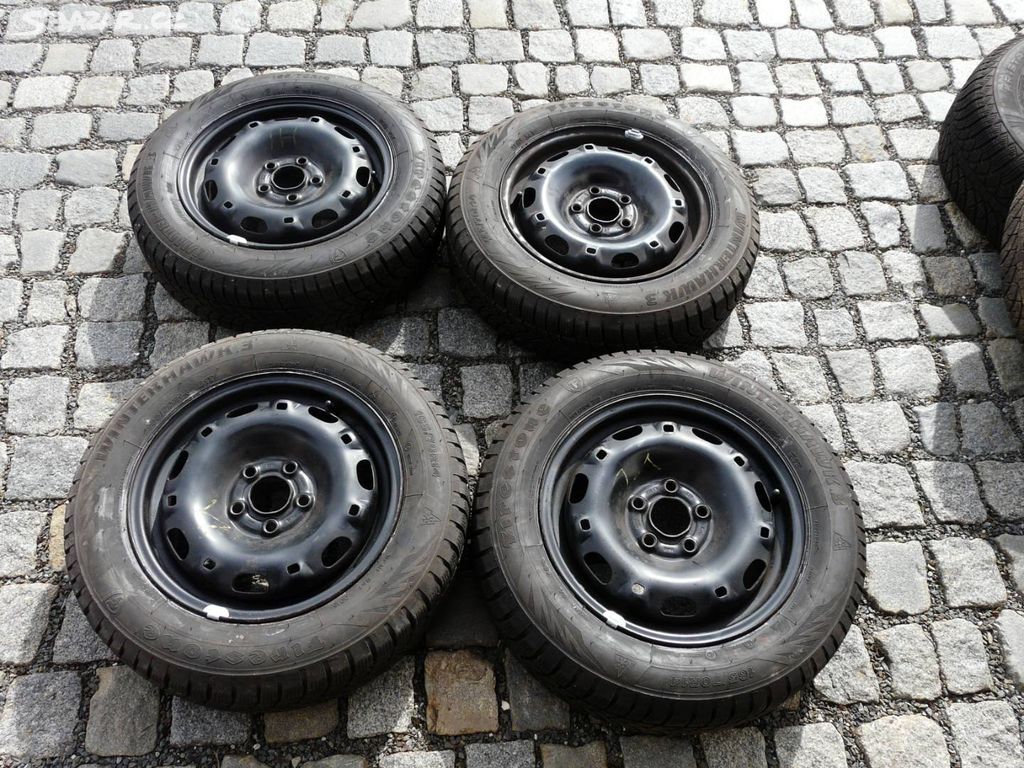 ZIMNÍ PNEU + DISKY SEAT ŠKODA VW 165/70R14