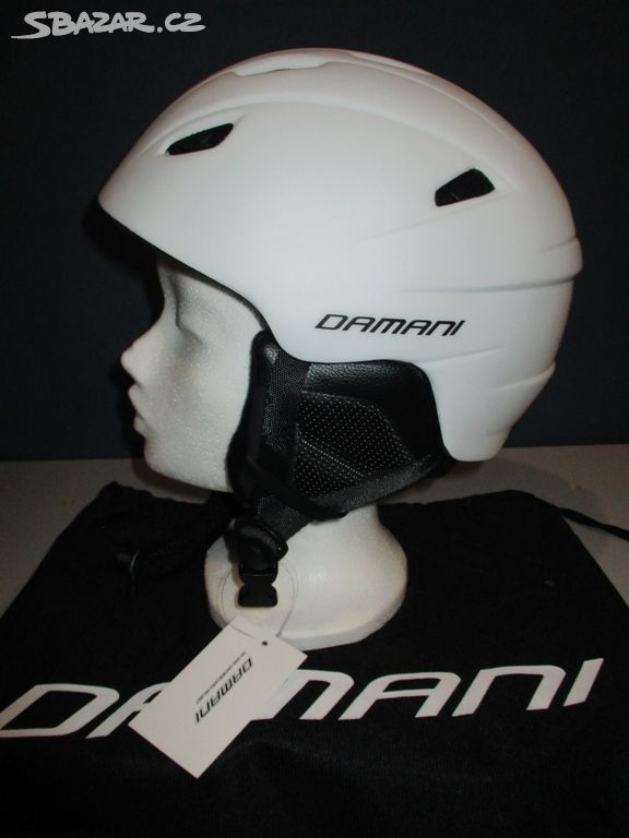 Nová přilba DAMANI GEMINI WHITE vel. M (56-58cm)