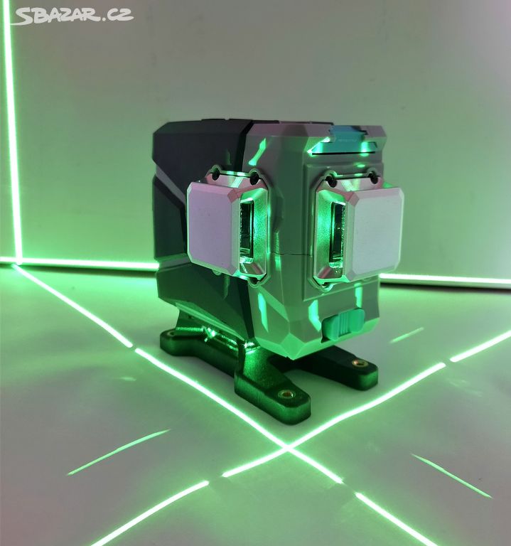 NOVÝ samonivelační 3D-laser-3 x 360°-ZELENÝ+DOKLAD