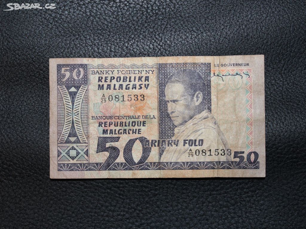 Madagaskar 50 Francs - 10 Ariary