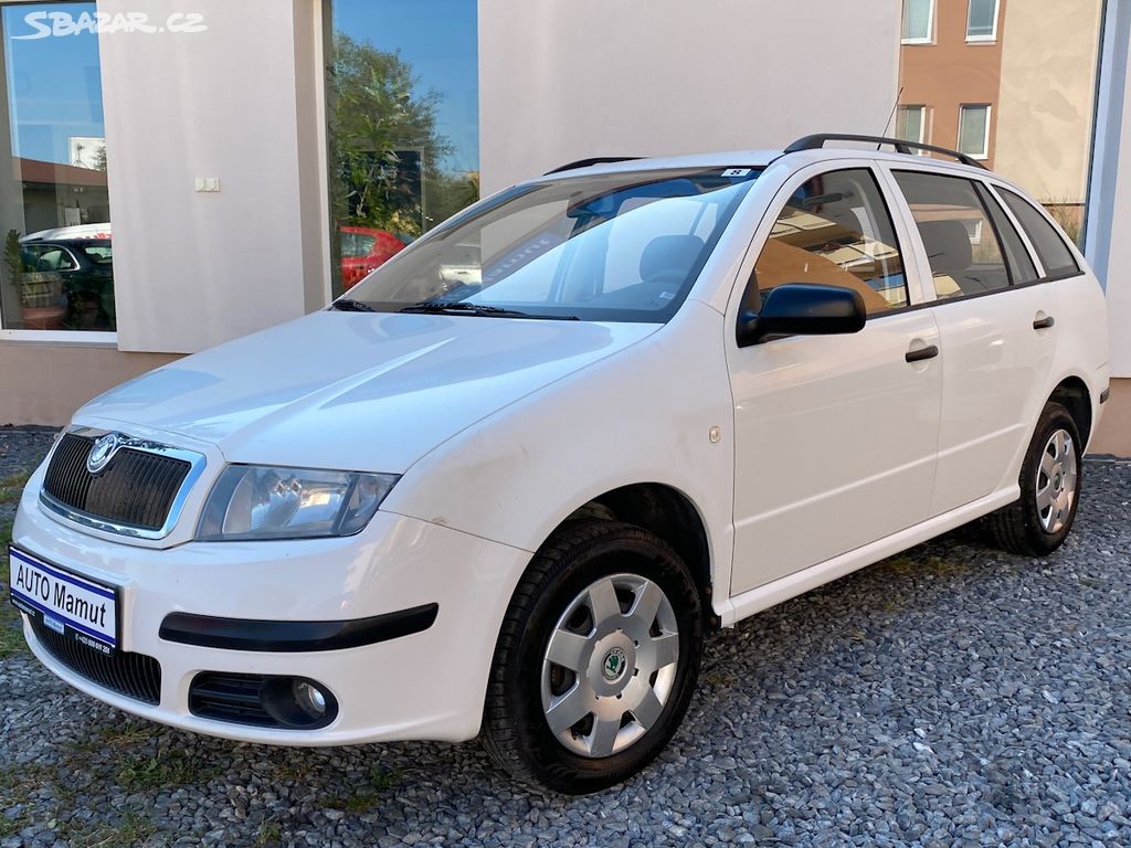 Škoda Fabia, 1.4 16v 55kW, 1. majitel pěkná