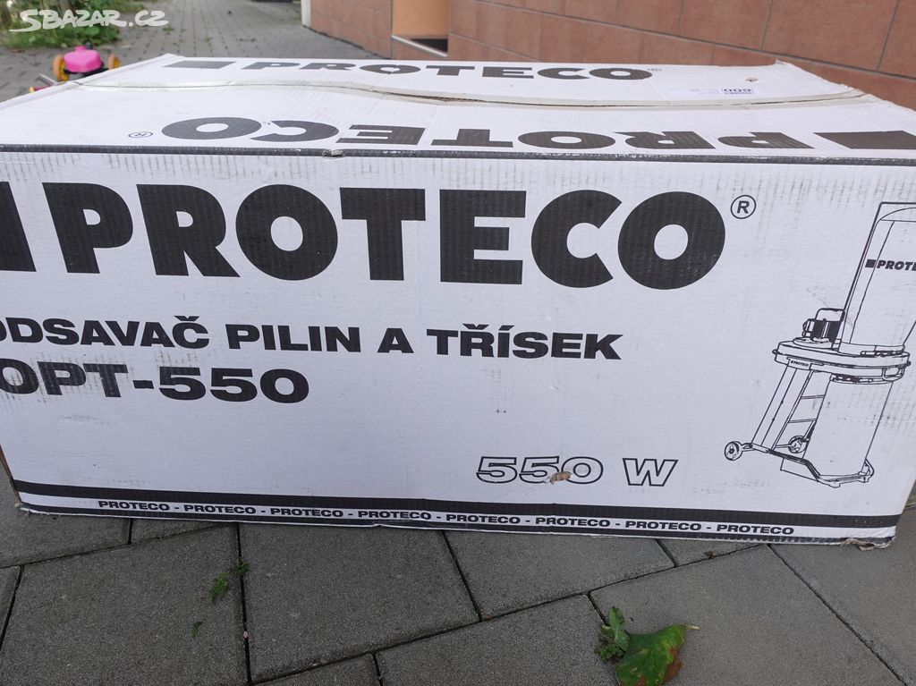 Nový odsavač pilin a třísek OPT-550 PROTECO