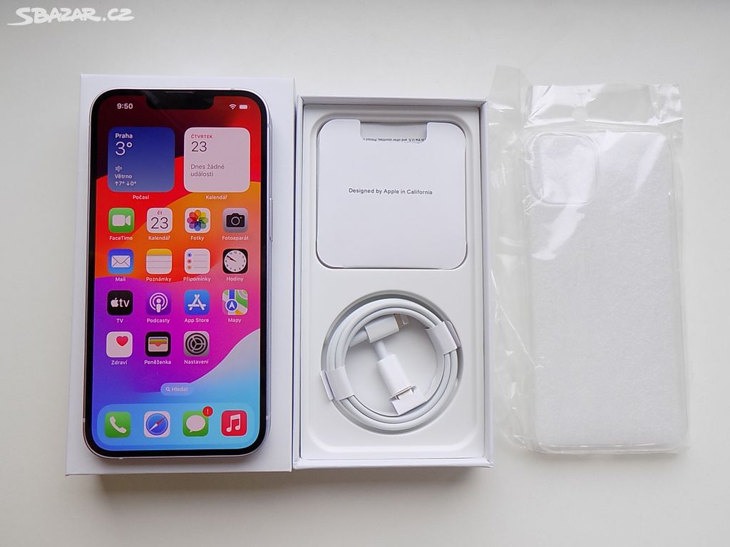 APPLE iPhone 14 128GB Purple-ZÁRUKA-TOP STAV-100%B