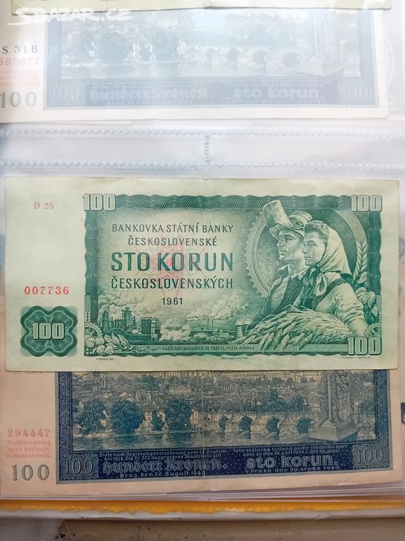 100 korun 1961