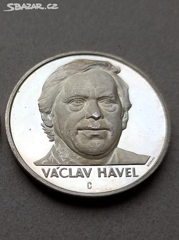 Medaile: Vzácná série C, medaile 1989 Václav Havel