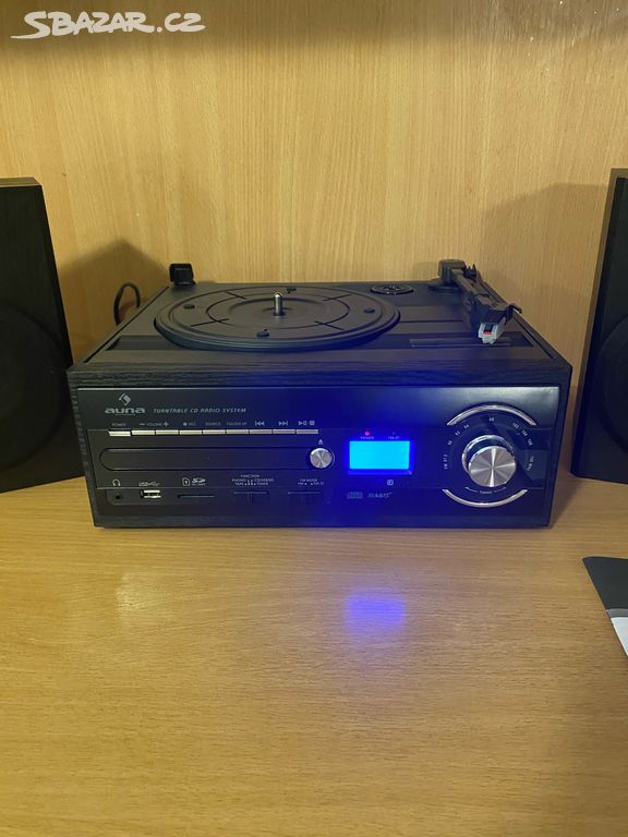 Auna TT-190, gramofon, MP3 nahrávání, CD, SD, USB.