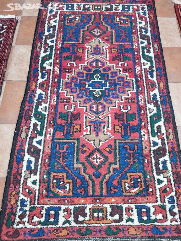 Starožitný perský koberec orig 175 x 90 cm
