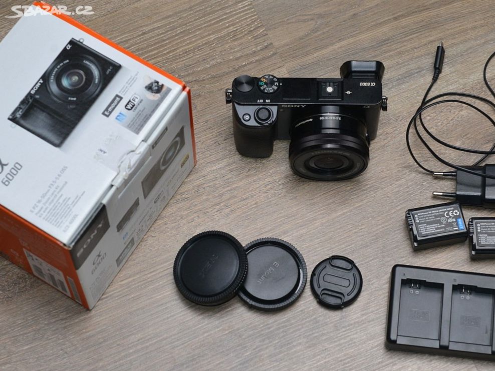 Sony A 6000+16-50mm *Full HDV*Wi-Fi/NFC*18 800 Exp