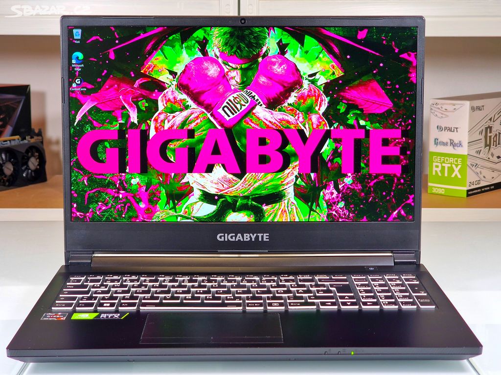 Herní notebook GIGABYTE | RTX 3060 130W | ZÁRUKA