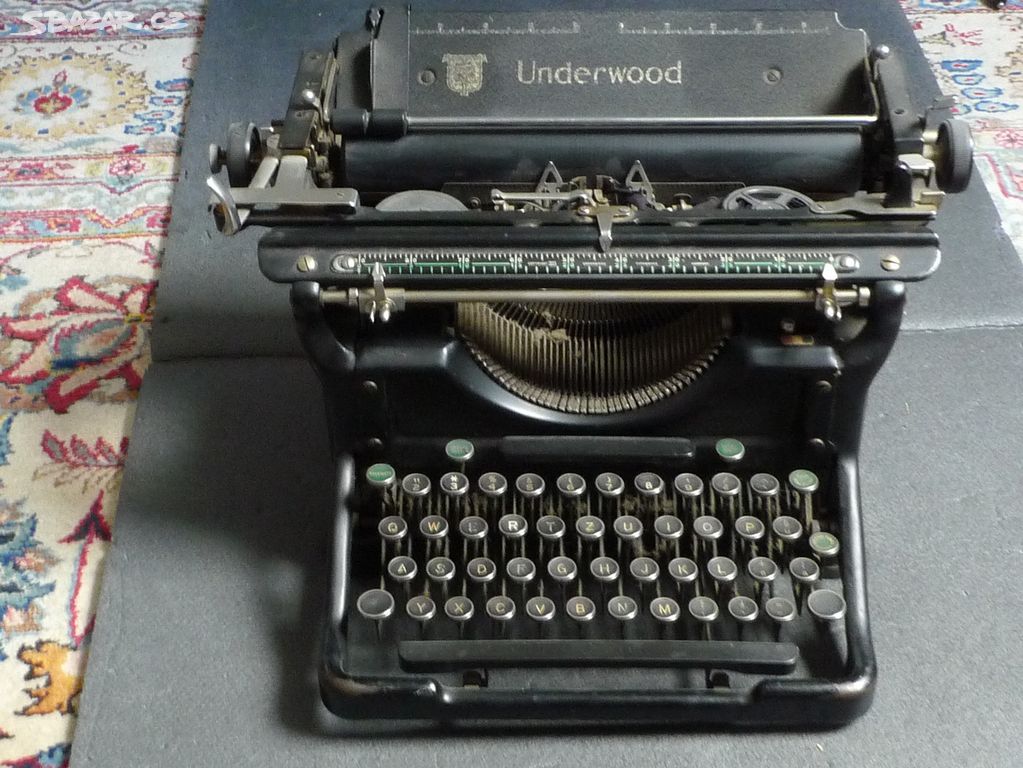 Underwood jak novy po asi 100 letech . . .