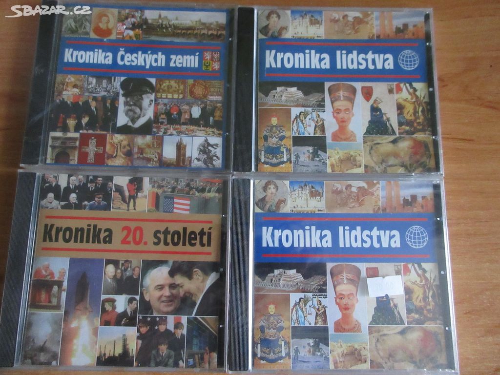 CD encyklopedie - Kronika lidstva 2x,Čs.zemí atd .