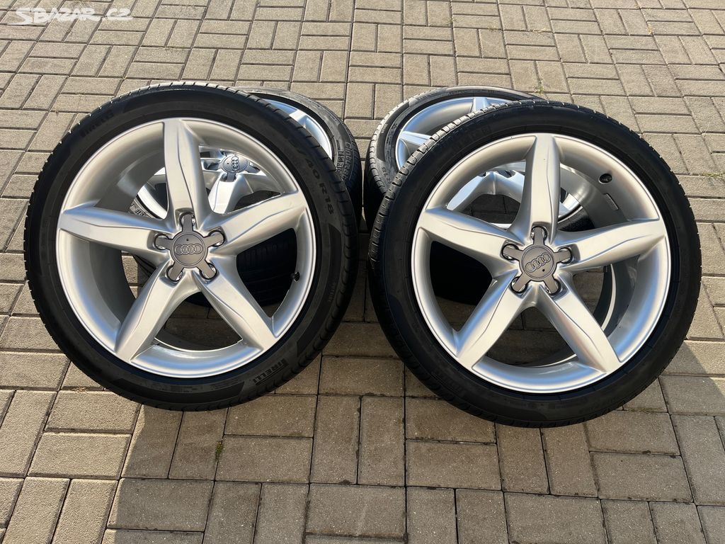 AUDI ALU KOLA R18 Sline 5x112 TOP STAV