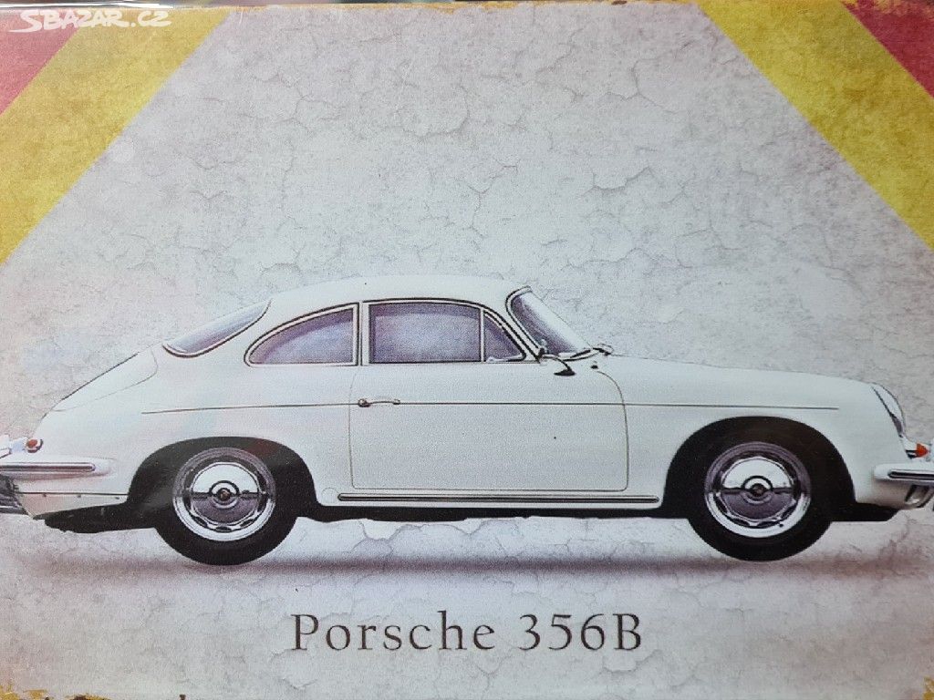 Plechová cedule PORSCHE 356B