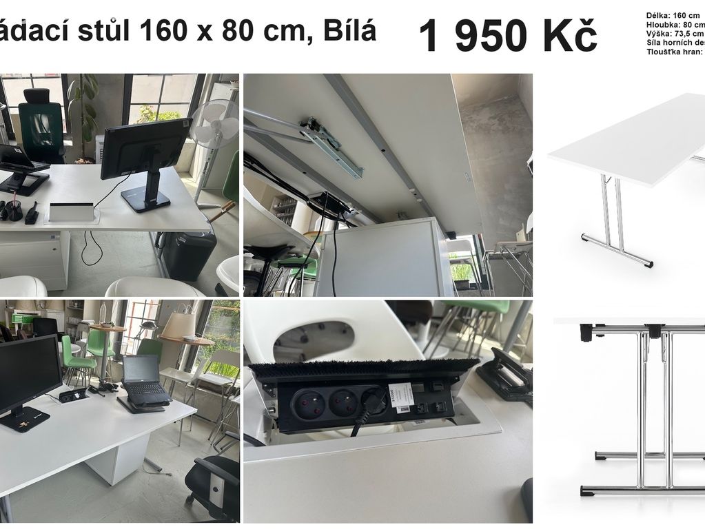 prodám kancelářský stůl 160 cm skládací