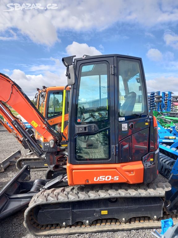 bagr Kubota U50-5 s náběhem 85 mt/h