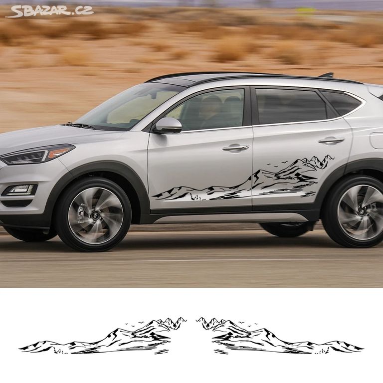 HYUNDAI TUSCON / samolepky na karoserii