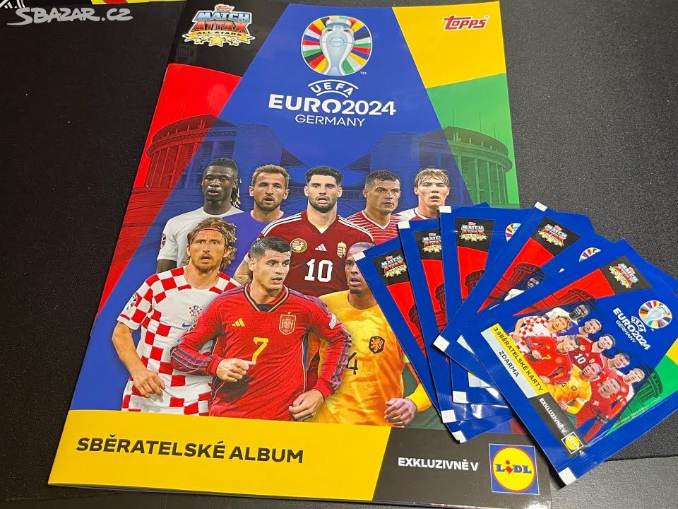 TOPPS LIDL EURO 2024 - Kartičky, karty - prodej