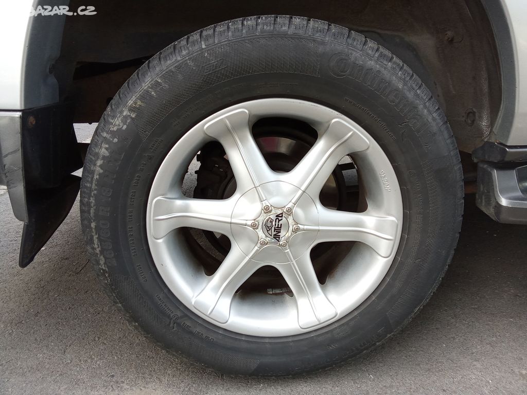 ALU kola 6x139.7r18 ET20 zimní pneu 7mm