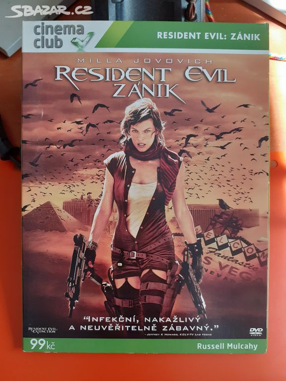 DVD Resident evil zánik