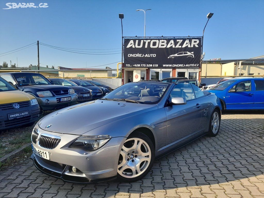 BMW Řada 6, 630 3,0i 190KW N52 KABRIOLET