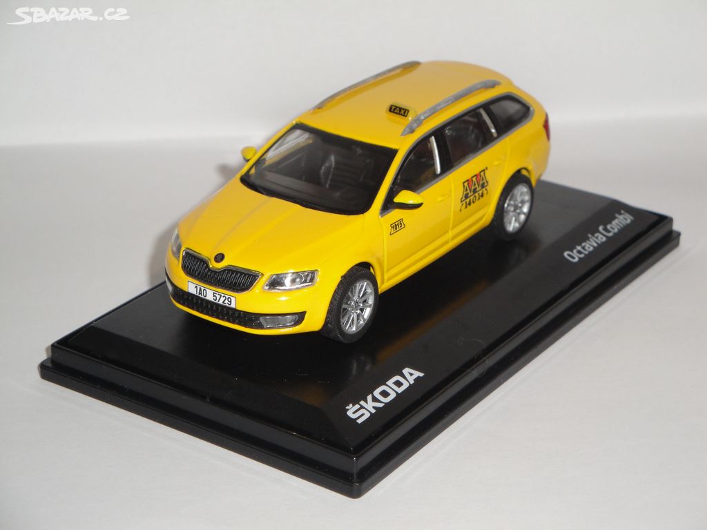 Modely ABREX 1:43 ŠKODA Octavia AAA Taxi