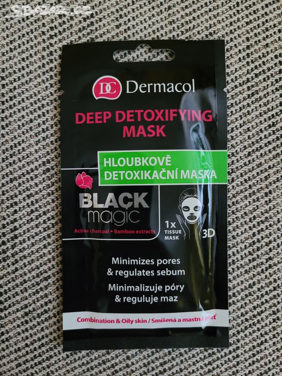 Nová detoxikační maska Black Magic zn. Dermacol