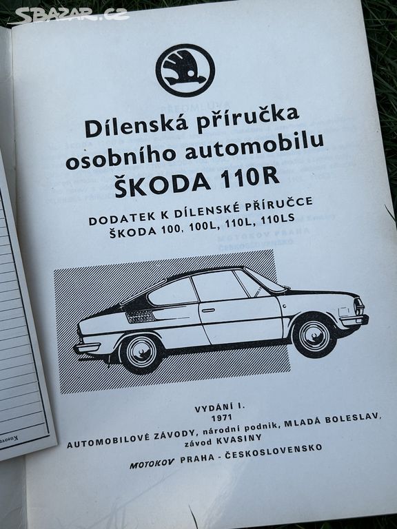 Dílenská příručka osobního automobilu Škoda 110R