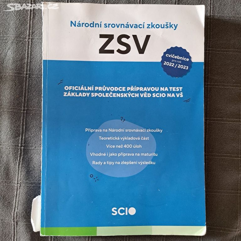 Cvičebnice SCIO Národní srovnávací zkoušky - ZSV