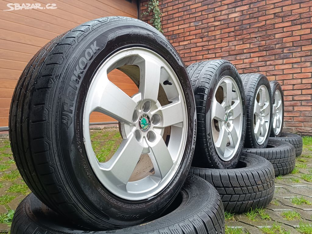 Alu kola ORG. ŠKODA 16" - 5X100 - OCTAVIA I - VW