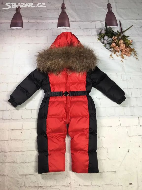 moncler péřová kombinéza 0-12let