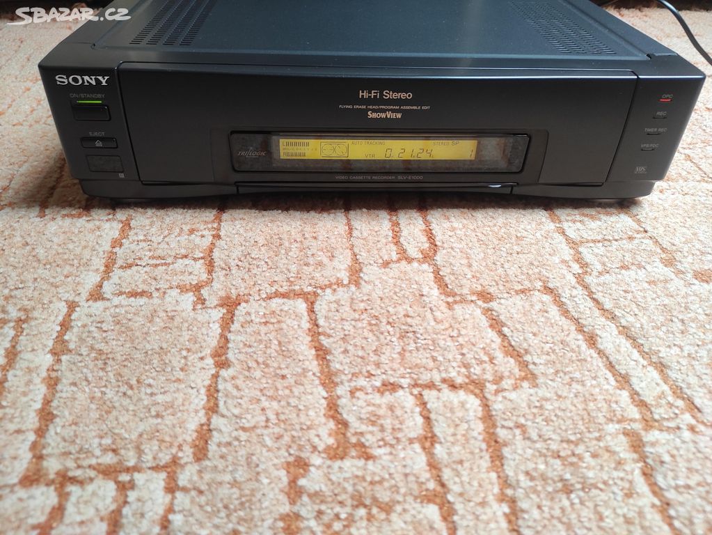 VHS Sony SLV-E 1000 - platí do smazání