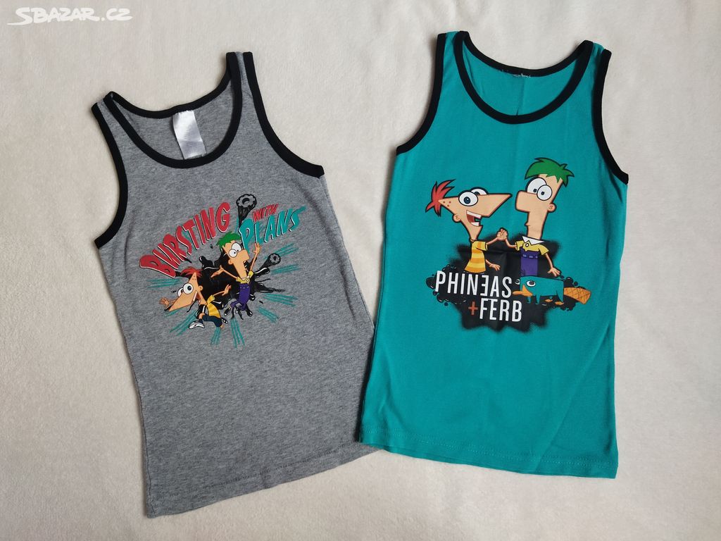 2x tilko Phineas & Ferb vel. 116